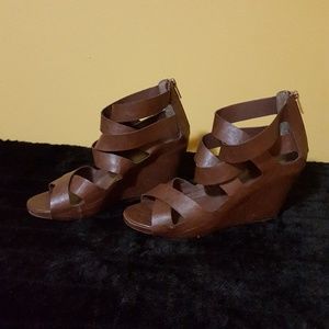Mossimo strappy wedge sandals